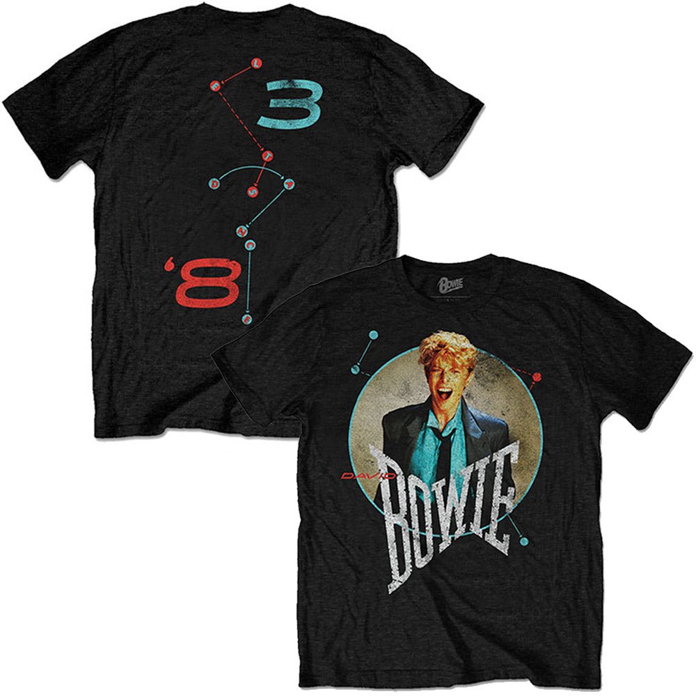 DAVID BOWIE デヴィッドボウイ - Circle Scream / バックプリントあり / Tシャツ / メンズ - PGS
